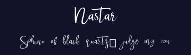 Nastar by Graphicfresh — Script Handwritten Font — thumbnail 2