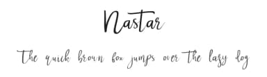 Nastar by Graphicfresh — Script Handwritten Font — thumbnail 1