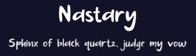 Nastary by Koplexs Studio — Script Handwritten Font — thumbnail 2