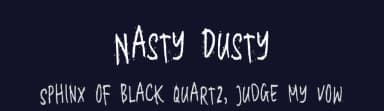 Nasty Dusty by Kurnia Setyadi — Script Handwritten Font — thumbnail 2
