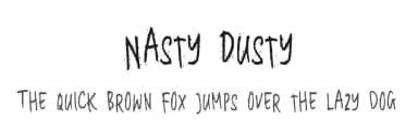 Nasty Dusty by Kurnia Setyadi — Script Handwritten Font — thumbnail 1