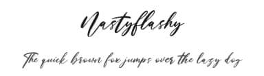 Nastyflashy by Maulana Creative — Script Handwritten Font — thumbnail 1