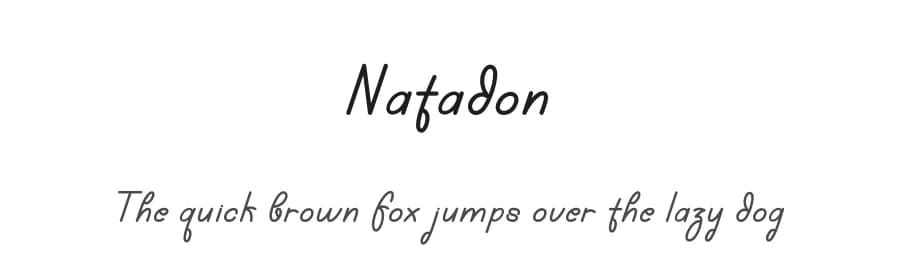 Natadon by Jprint Studio — Script Handwritten Font — preview 1