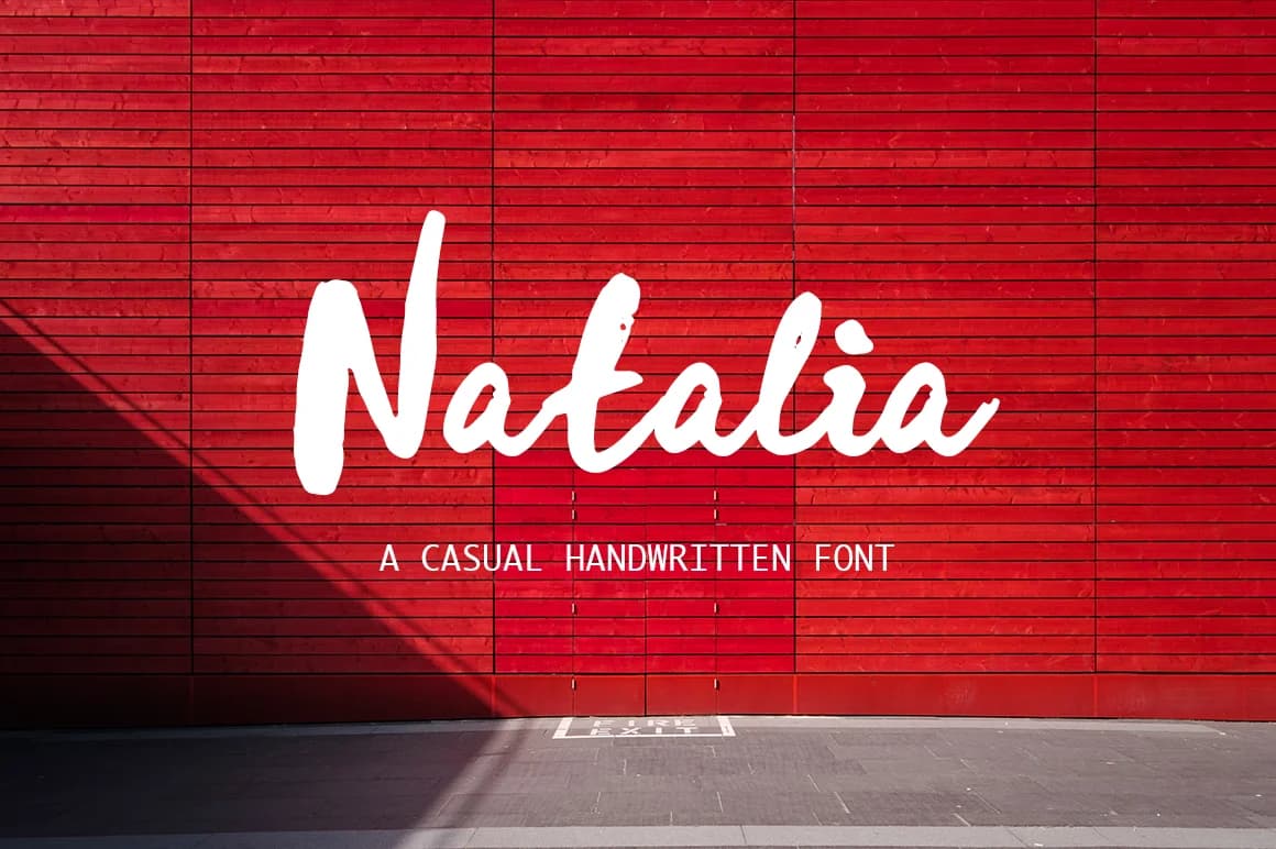 Natalia Font by Pasha Larin — Script Handwritten Font
