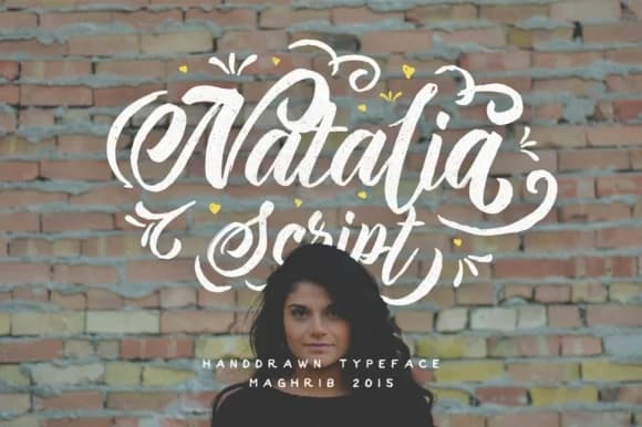 Natalia Script Font by maghrib — Script Handwritten Font