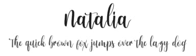 Natalia by Fanastudio — Script Handwritten Font — thumbnail 1