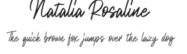 Natalia Rosaline by Runsell Studio — Script Handwritten Font — thumbnail 1