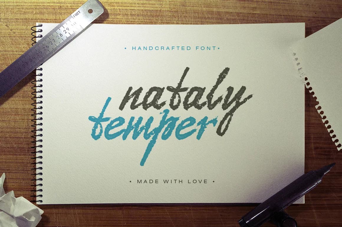 Nataly Temper Font by Gleb Guralnyk — Script Handwritten Font