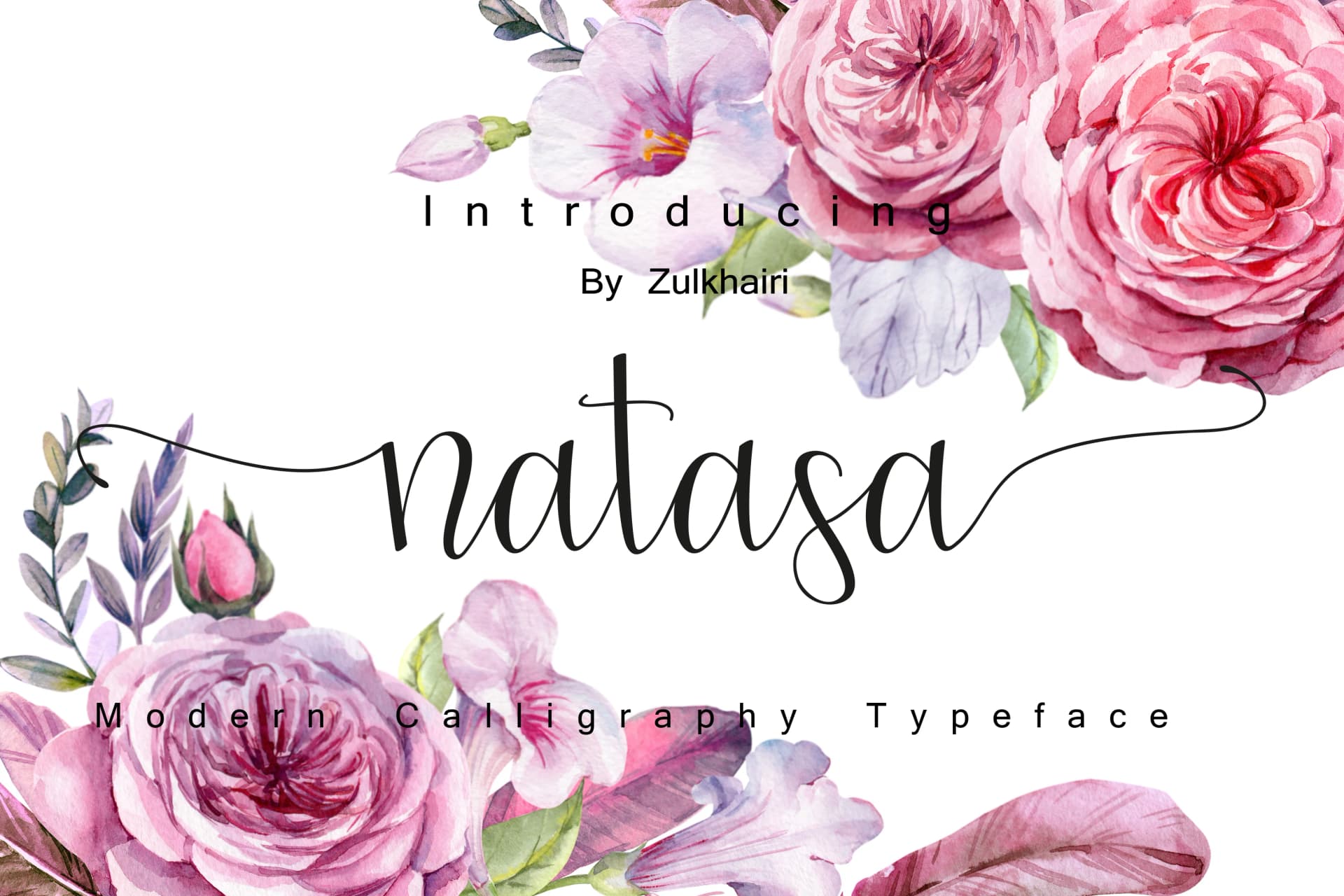 Natasa Font by zulkhairilettering — Script Handwritten Font