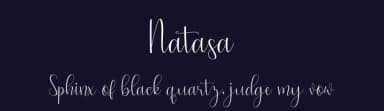 Natasa by zulkhairilettering — Script Handwritten Font — thumbnail 2
