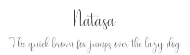Natasa by zulkhairilettering — Script Handwritten Font — thumbnail 1