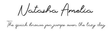 Natasha Amelia by Abas Creative — Script Handwritten Font — thumbnail 1