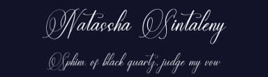 Natassha Sintaleny by Letterena Studios — Script Handwritten Font — thumbnail 2