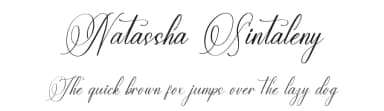 Natassha Sintaleny by Letterena Studios — Script Handwritten Font — thumbnail 1