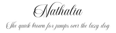Nathalia by Romi Rahmadi — Script Handwritten Font — thumbnail 1