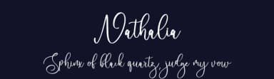 Nathalia by Vultype — Script Handwritten Font — thumbnail 2