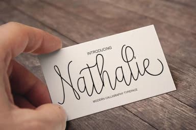 Nathalie Font by Polem — Script Handwritten Font — thumbnail 1