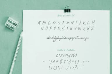 Nathallie Font by Tegaki — Script Handwritten Font — thumbnail 5