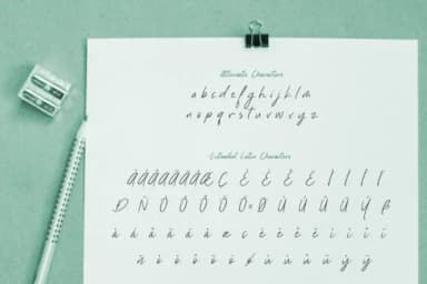 Nathallie Font by Tegaki — Script Handwritten Font — thumbnail 6