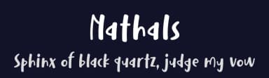 Nathals by 7NTypes — Script Handwritten Font — thumbnail 2