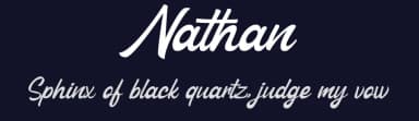 Nathan by Vultype — Script Handwritten Font — thumbnail 2