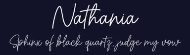 Nathania by Graphix Line Studio — Script Handwritten Font — thumbnail 2