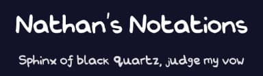 Nathan's Notations by Nathan Heath — Script Handwritten Font — thumbnail 2