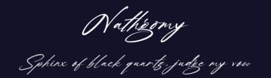 Nathgomy by Letterena Studios — Script Handwritten Font — thumbnail 2