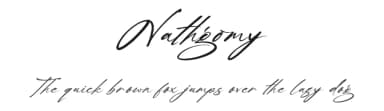 Nathgomy by Letterena Studios — Script Handwritten Font — thumbnail 1