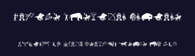 Native American Indians by Woodcutter — Dingbats Font — thumbnail 2