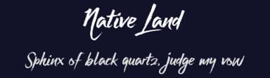 Native Land by Get Studio — Script Handwritten Font — thumbnail 2