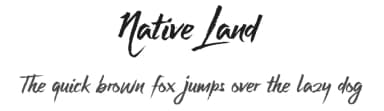 Native Land by Get Studio — Script Handwritten Font — thumbnail 1