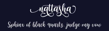 Nattasha by Madatype Studio — Script Handwritten Font — thumbnail 2