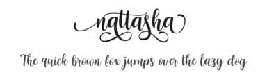 Nattasha by Madatype Studio — Script Handwritten Font — thumbnail 1
