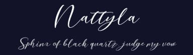 Nattyla by mightype — Script Handwritten Font — thumbnail 2