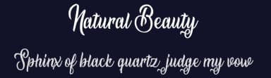 Natural Beauty by Billy Argel Fonts ® — Script Handwritten Font — thumbnail 2