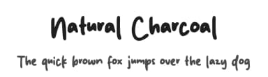 Natural Charcoal by MJType — Script Handwritten Font — thumbnail 1