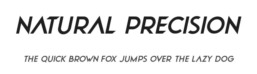 Natural Precision by Hawtpixel — Sans Serif Font