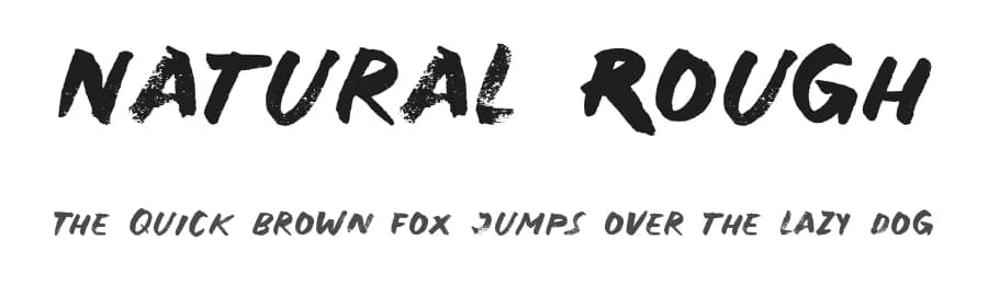 Natural Rough by Letterhend Studio — Script Handwritten Font