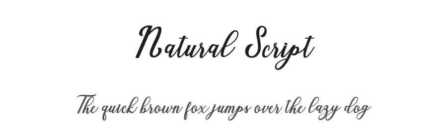 Natural Script by Creative Lab — Script Handwritten Font