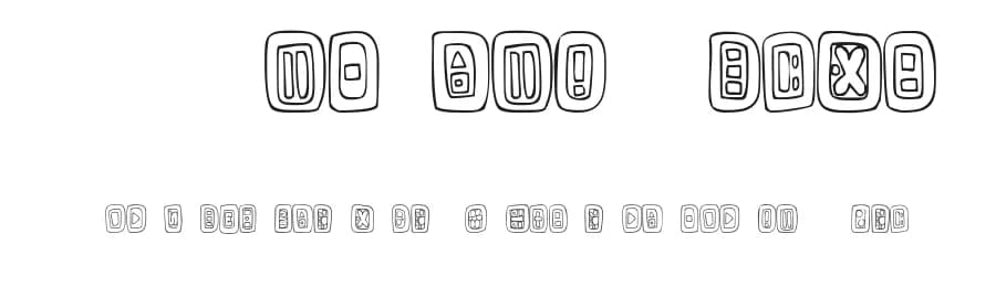 FE Natural Signs by Font Environment — Dingbats Font