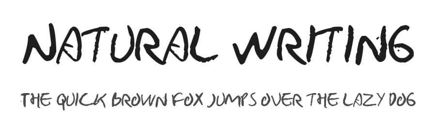 Natural Writing by Fabien Graphiste — Script Handwritten Font