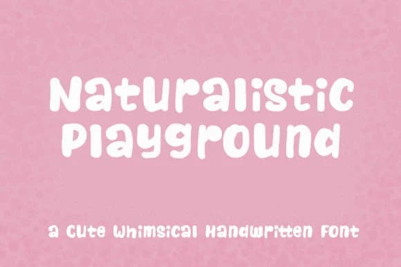 Naturalistic Playground Font by Royaltype — Script Handwritten Font