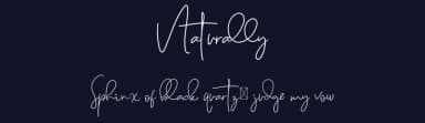 Naturally by lyanatha — Script Handwritten Font — thumbnail 2
