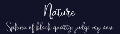Nature by HerDesign — Script Handwritten Font — thumbnail 2