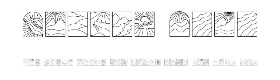 Nature Boho by Edy Wiyono — Dingbats Font