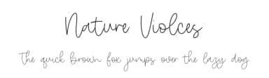 Nature Violces by Letterative Studio — Script Handwritten Font — thumbnail 1