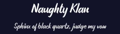 Naughty Klan by Ikiiko Type — Script Handwritten Font — thumbnail 2