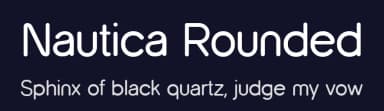 Nautica Rounded by UI Creative — Sans Serif Font — thumbnail 2