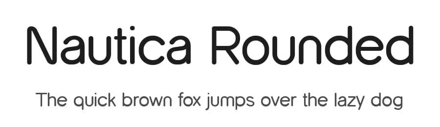 Nautica Rounded by UI Creative — Sans Serif Font